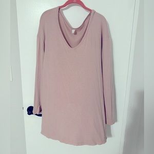 BP Nordstrom Light Pink Long Sweater